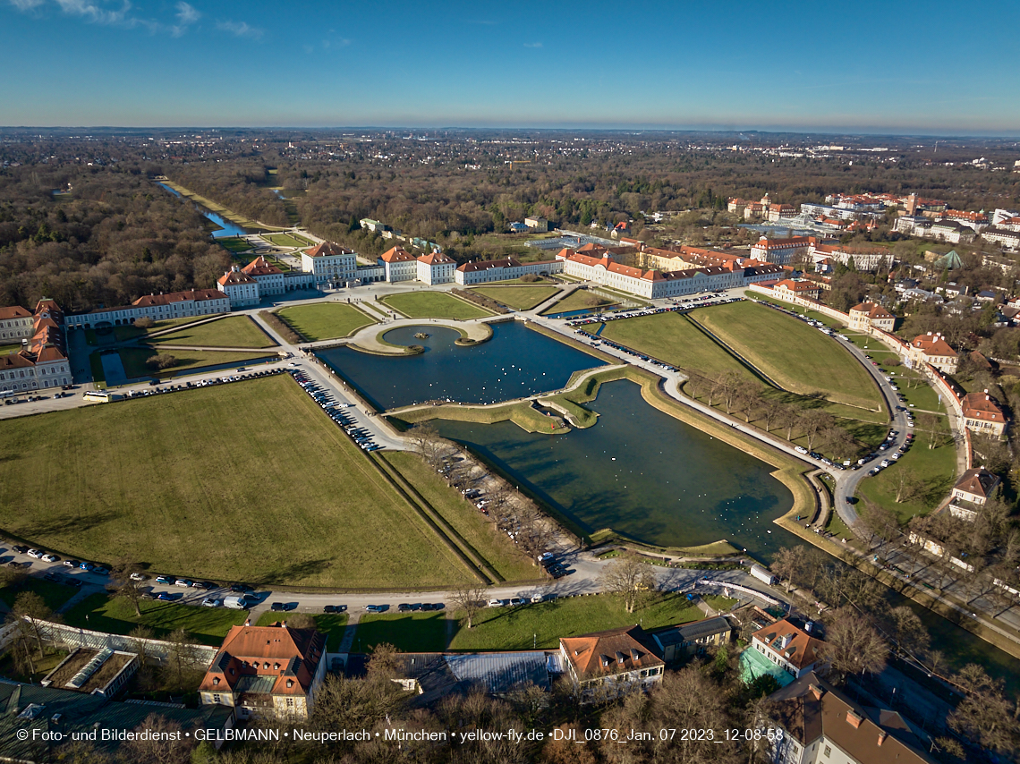 07.01.2023 - Umgebung vom Schloß Nymphenburg